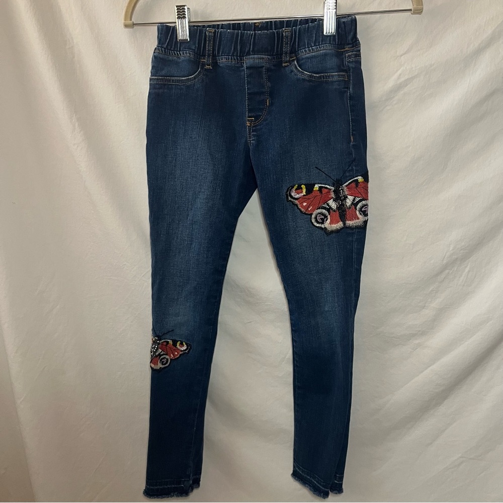 Gap Embroidered Butterfly Jeans